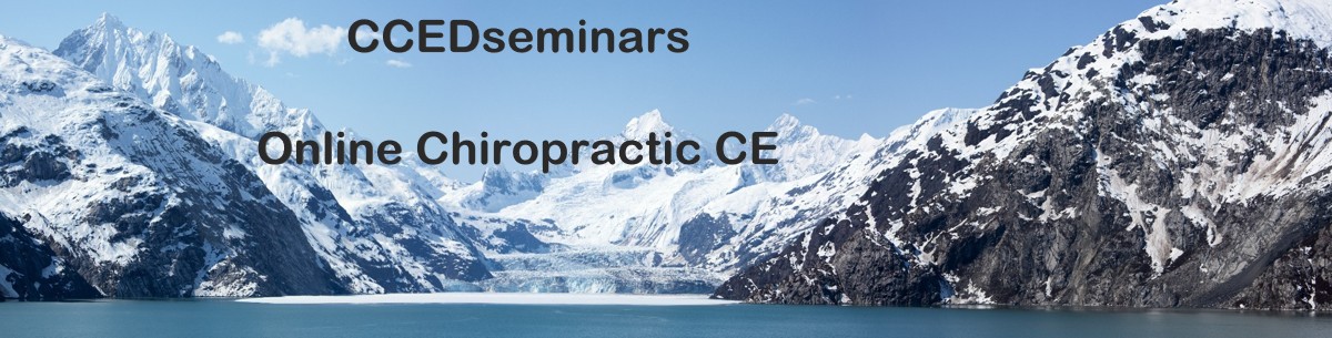 Panoramic view of snowy Alaska mountains and glacier â€“ ideal for online chiropractic CE banner
