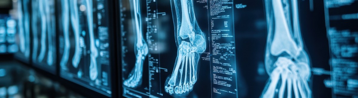 Chiropractic soft tissue injuries: ankle and foot imaging illustrating tendons and ligaments for diagnostic assessment