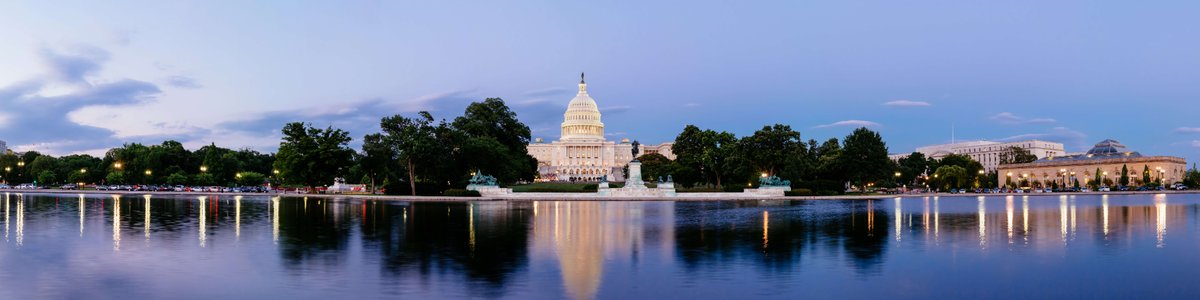 Washington DC skyline at dusk - Chiropractic Continuing Education