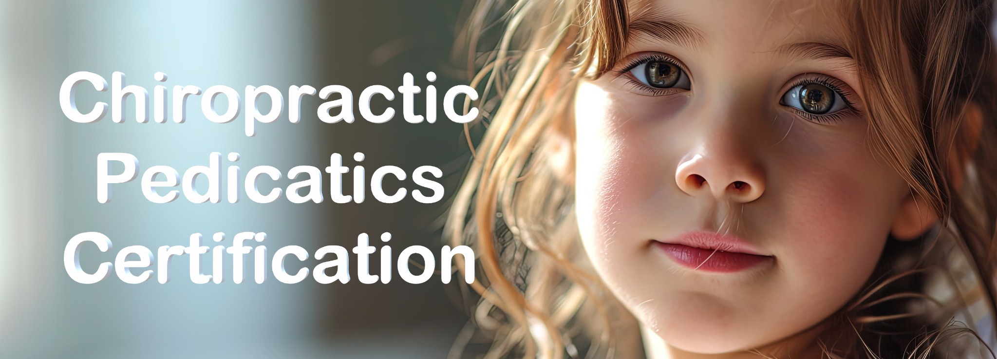 Young child with soft natural lighting representing Chiropractic Pediatrics Certification program for chiropractors specializing in pediatric care