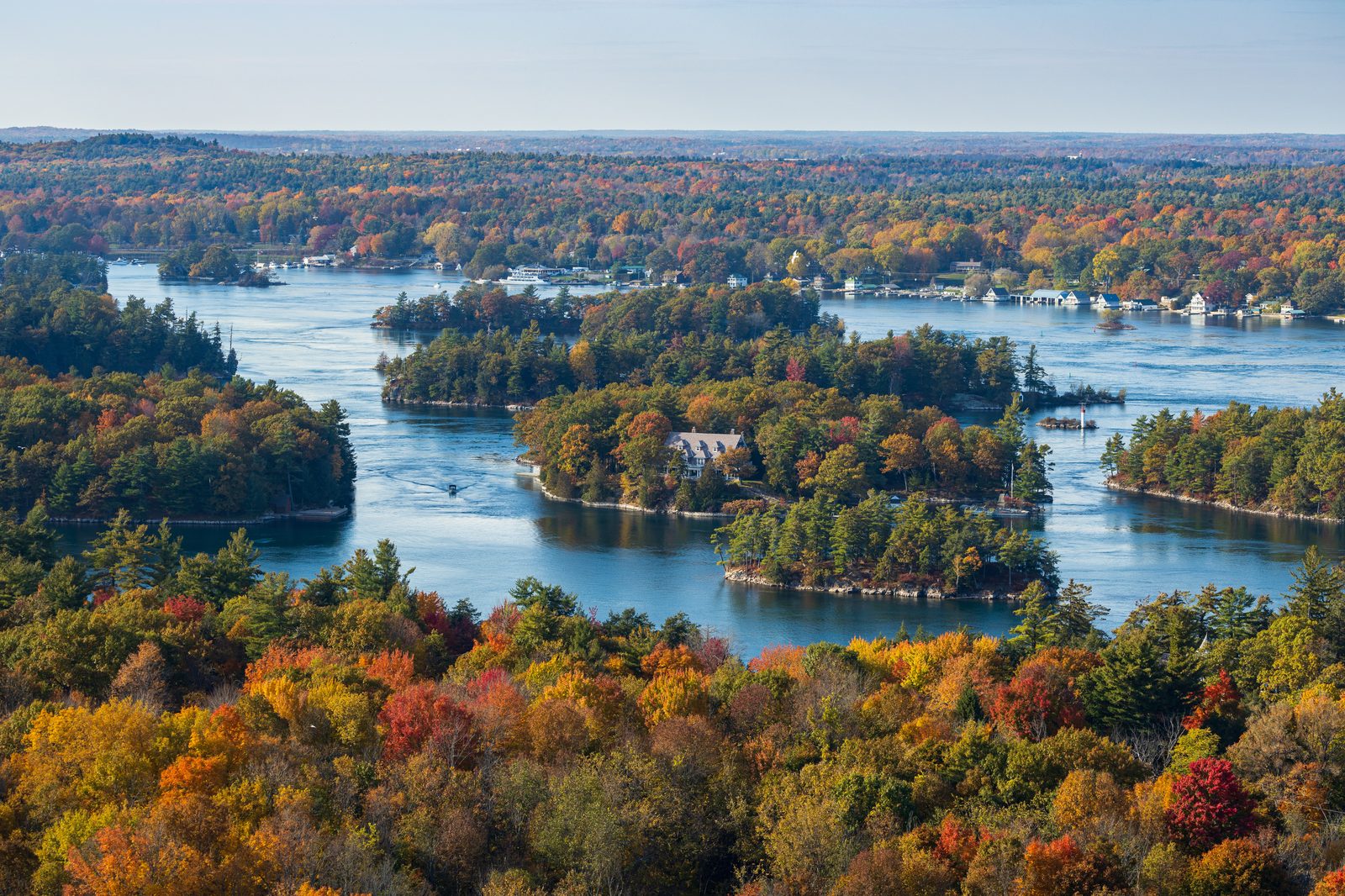Thousand Islands on the St. Lawrence River in autumn, Ontario — Ontario chiropractic CE requirements guide
