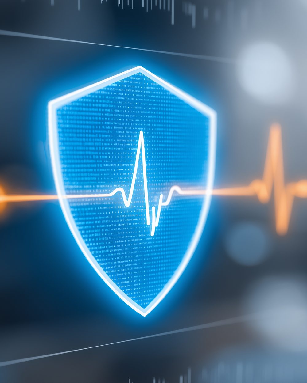 Glowing protective shield with heartbeat pulse line — chiropractic risk management and professional boundaries CE; CCEDseminars category page