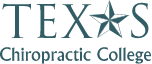 Texas Chiropractic College logo — CCEDseminars partner institution and CCE-recognized chiropractic college sponsoring continuing education
