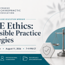 Dr. Michael W. Hall, DC, FIACN presenting TBCE Ethics CE live webinar August 11 2026 — defensible practice strategies for Texas chiropractic license renewal